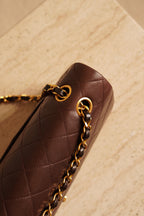 CHANEL CLASSIC MEDIUM DOUBLE FLAP | BROWN
