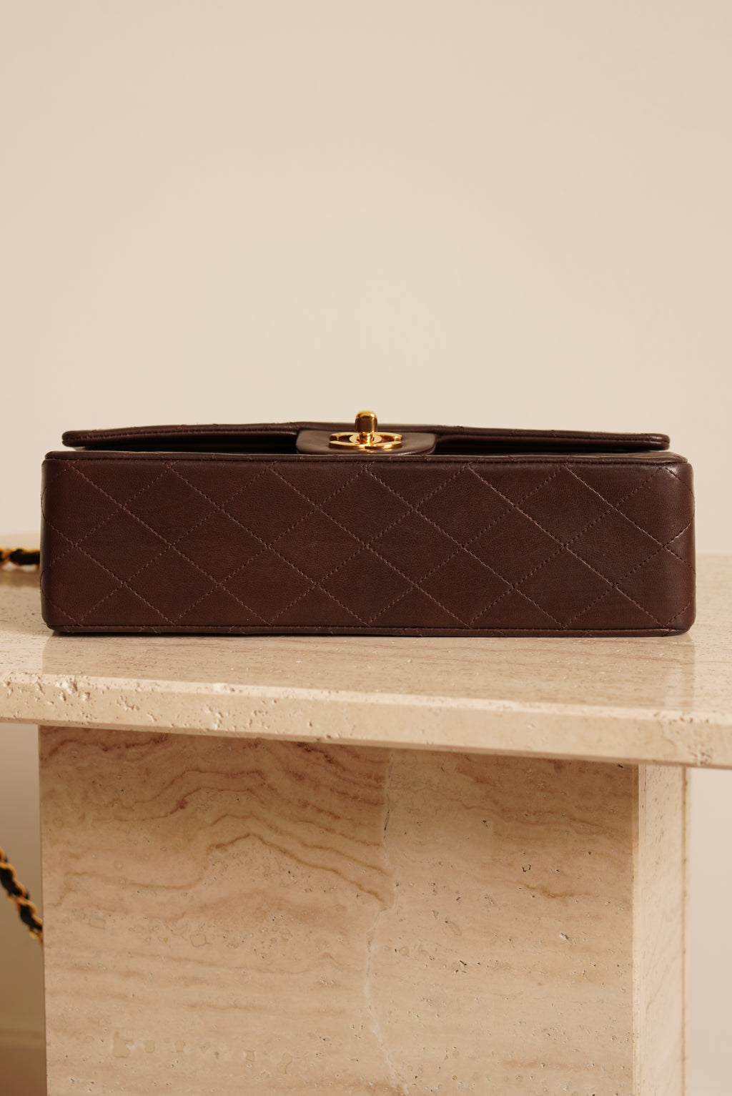 CHANEL CLASSIC MEDIUM DOUBLE FLAP | BROWN