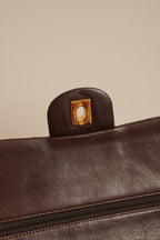 CHANEL CLASSIC MEDIUM DOUBLE FLAP | BROWN