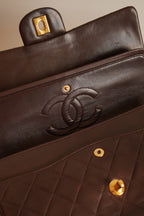 CHANEL CLASSIC MEDIUM DOUBLE FLAP | BROWN