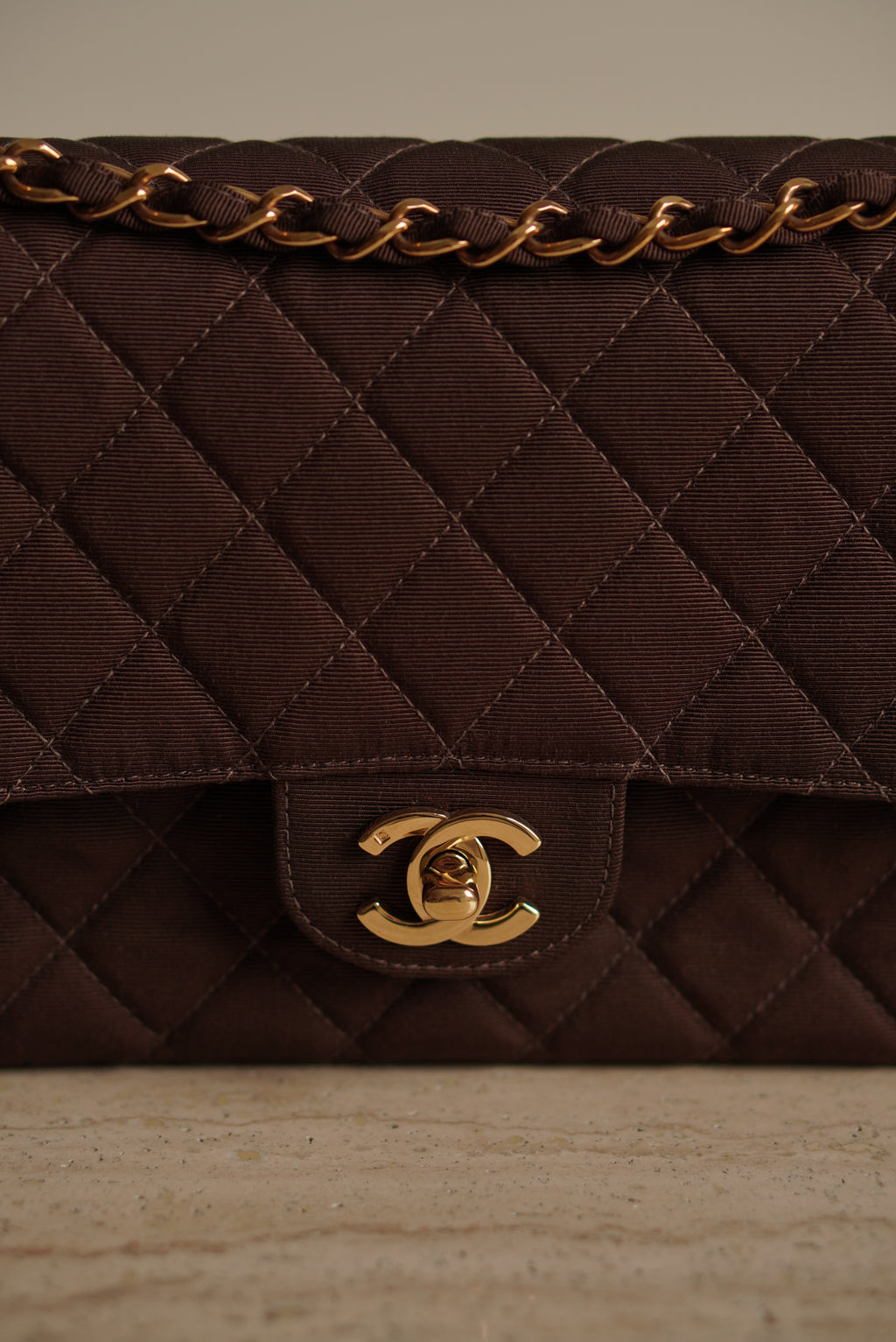 CHANEL CLASSIC MEDIUM DOUBLE FLAP | BROWN