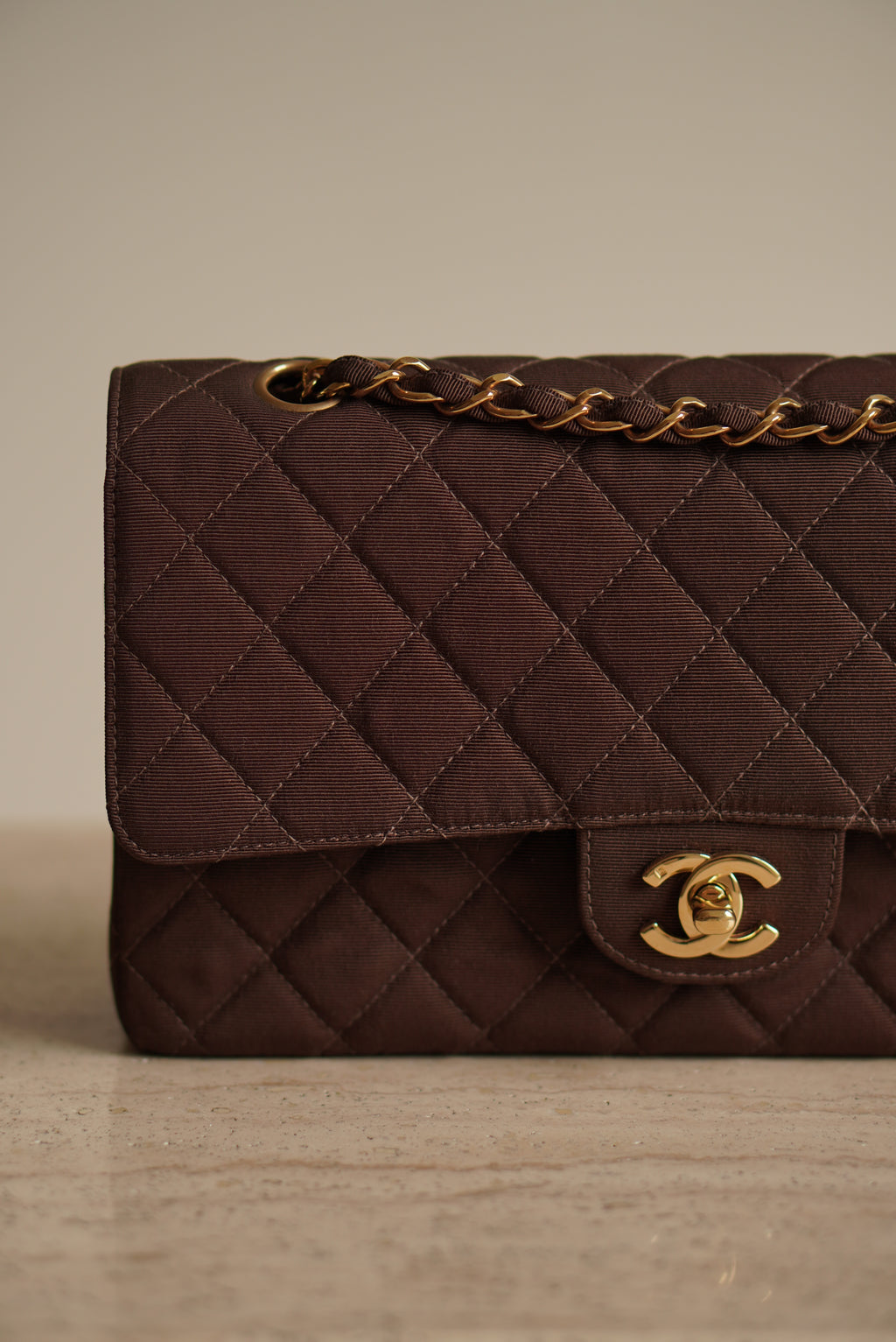 CHANEL CLASSIC MEDIUM DOUBLE FLAP | BROWN