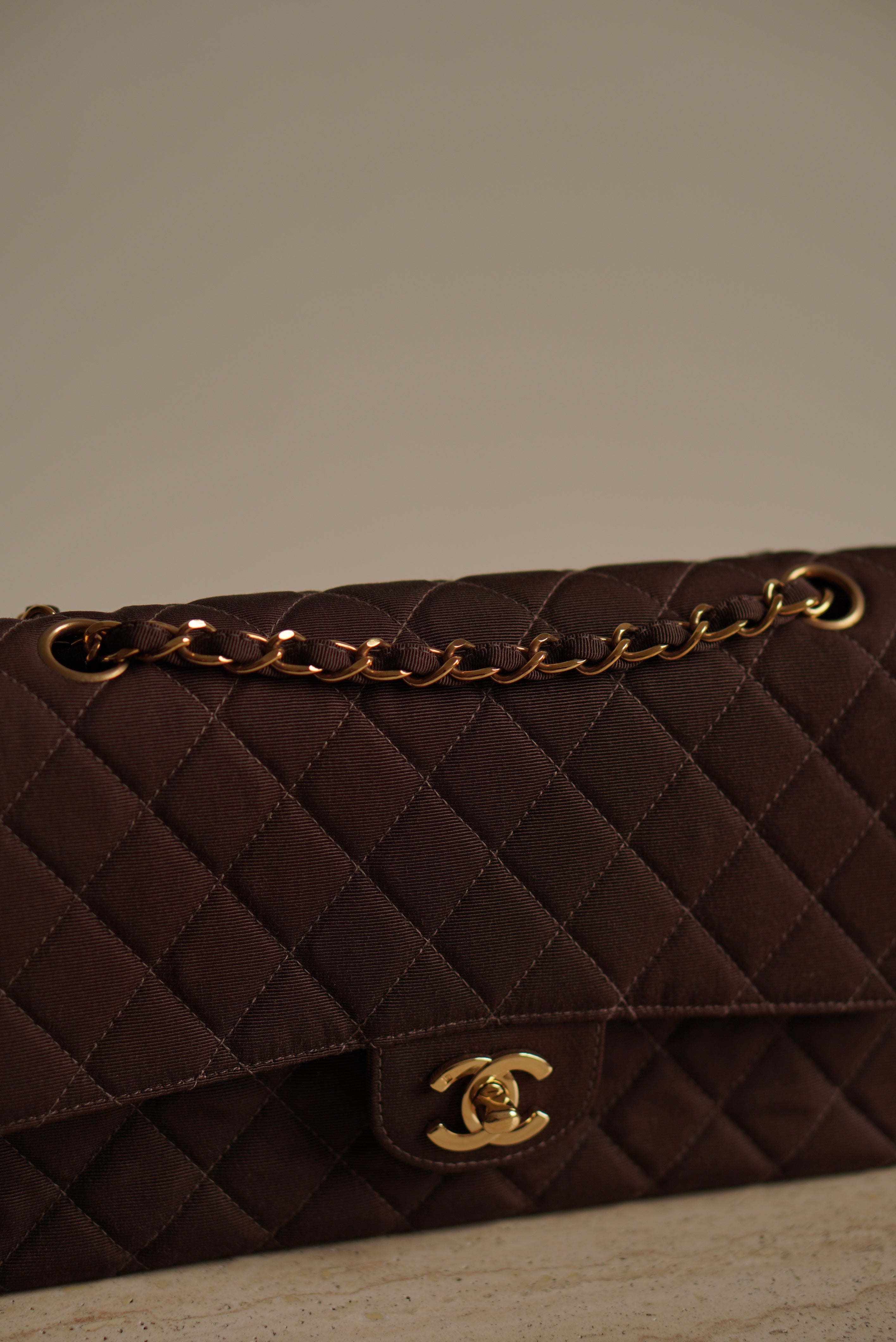 CHANEL CLASSIC MEDIUM DOUBLE FLAP | BROWN