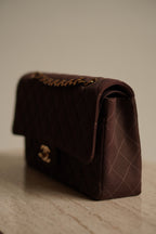 CHANEL CLASSIC MEDIUM DOUBLE FLAP | BROWN