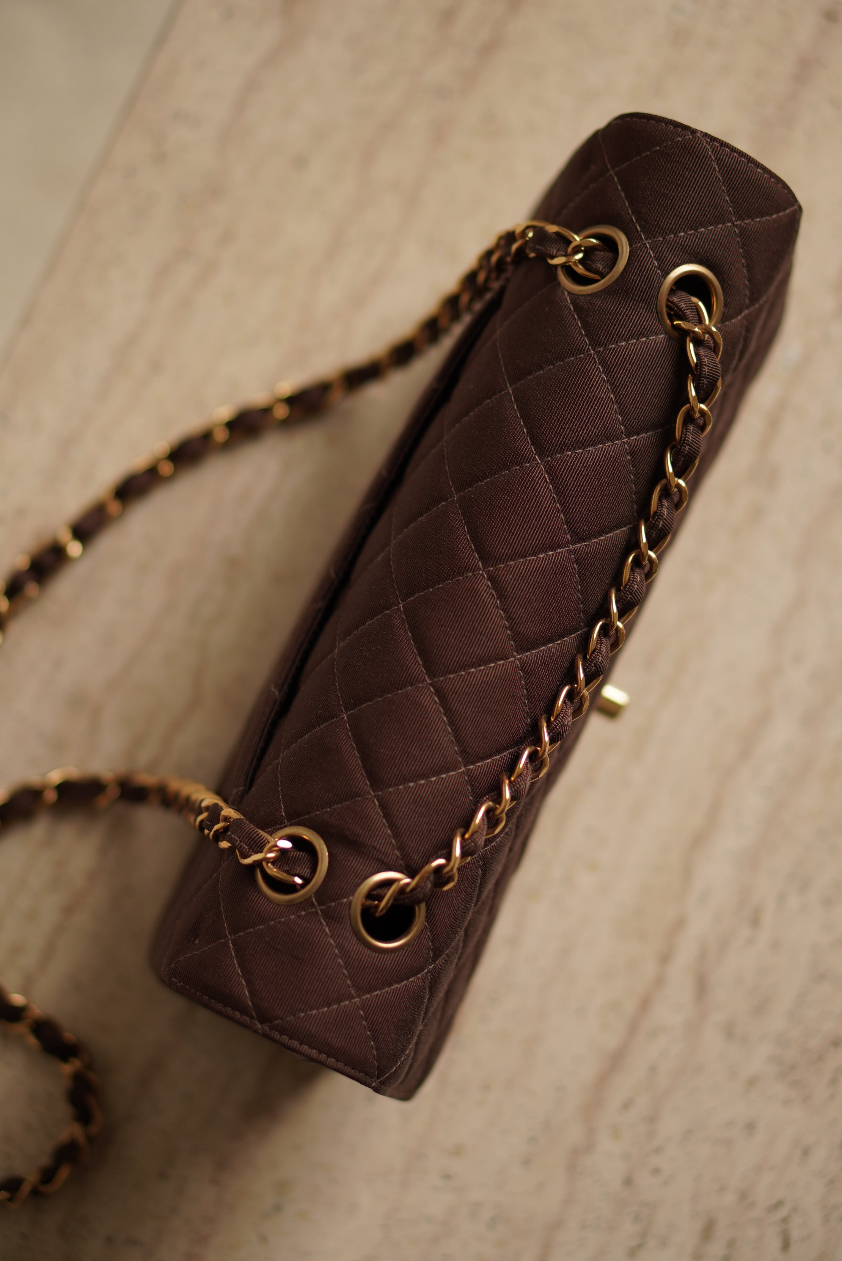 CHANEL CLASSIC MEDIUM DOUBLE FLAP | BROWN