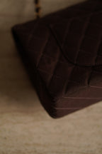 CHANEL CLASSIC MEDIUM DOUBLE FLAP | BROWN