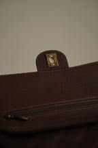 CHANEL CLASSIC MEDIUM DOUBLE FLAP | BROWN