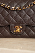 CHANEL CLASSIC MEDIUM DOUBLE FLAP | BROWN
