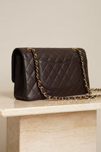 CHANEL CLASSIC MEDIUM DOUBLE FLAP | BROWN