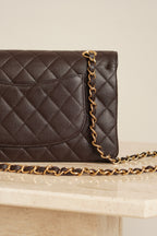 CHANEL CLASSIC MEDIUM DOUBLE FLAP | BROWN
