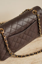 CHANEL CLASSIC MEDIUM DOUBLE FLAP | BROWN