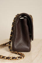 CHANEL CLASSIC MEDIUM DOUBLE FLAP | BROWN