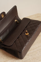 CHANEL CLASSIC MEDIUM DOUBLE FLAP | BROWN