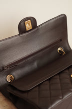 CHANEL CLASSIC MEDIUM DOUBLE FLAP | BROWN