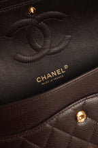 CHANEL CLASSIC MEDIUM DOUBLE FLAP | BROWN