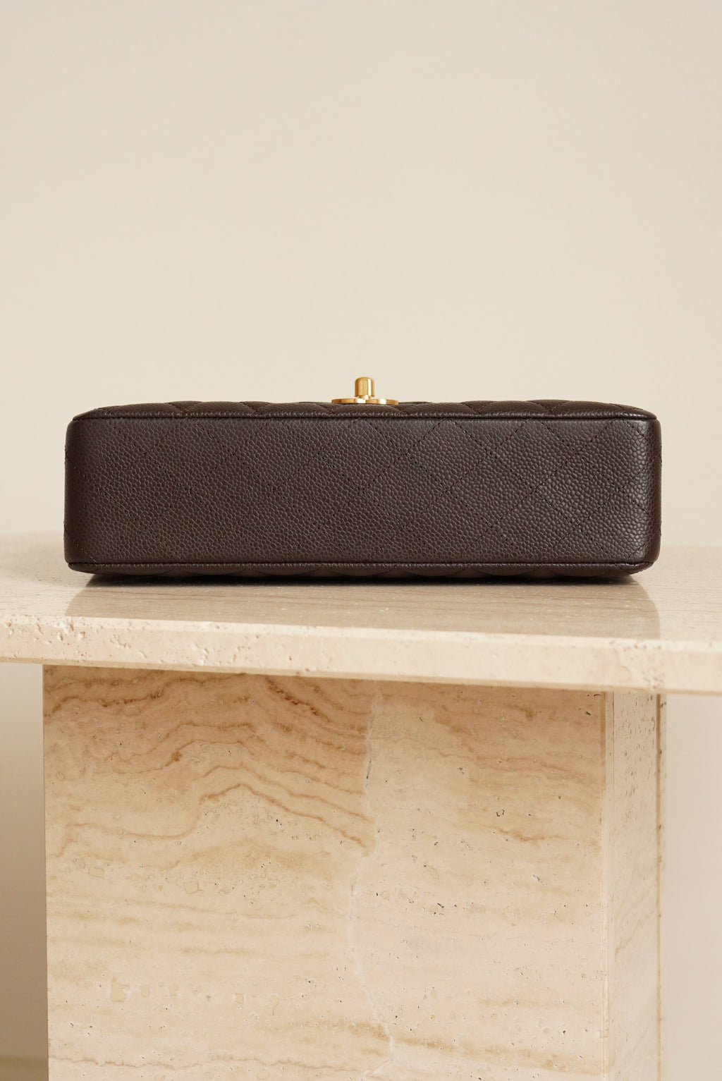 CHANEL CLASSIC MEDIUM DOUBLE FLAP | BROWN