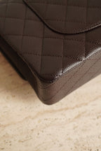 CHANEL CLASSIC MEDIUM DOUBLE FLAP | BROWN
