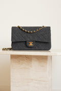 CHANEL CLASSIC MEDIUM DOUBLE FLAP | GREY