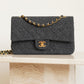 CHANEL CLASSIC MEDIUM DOUBLE FLAP | GREY