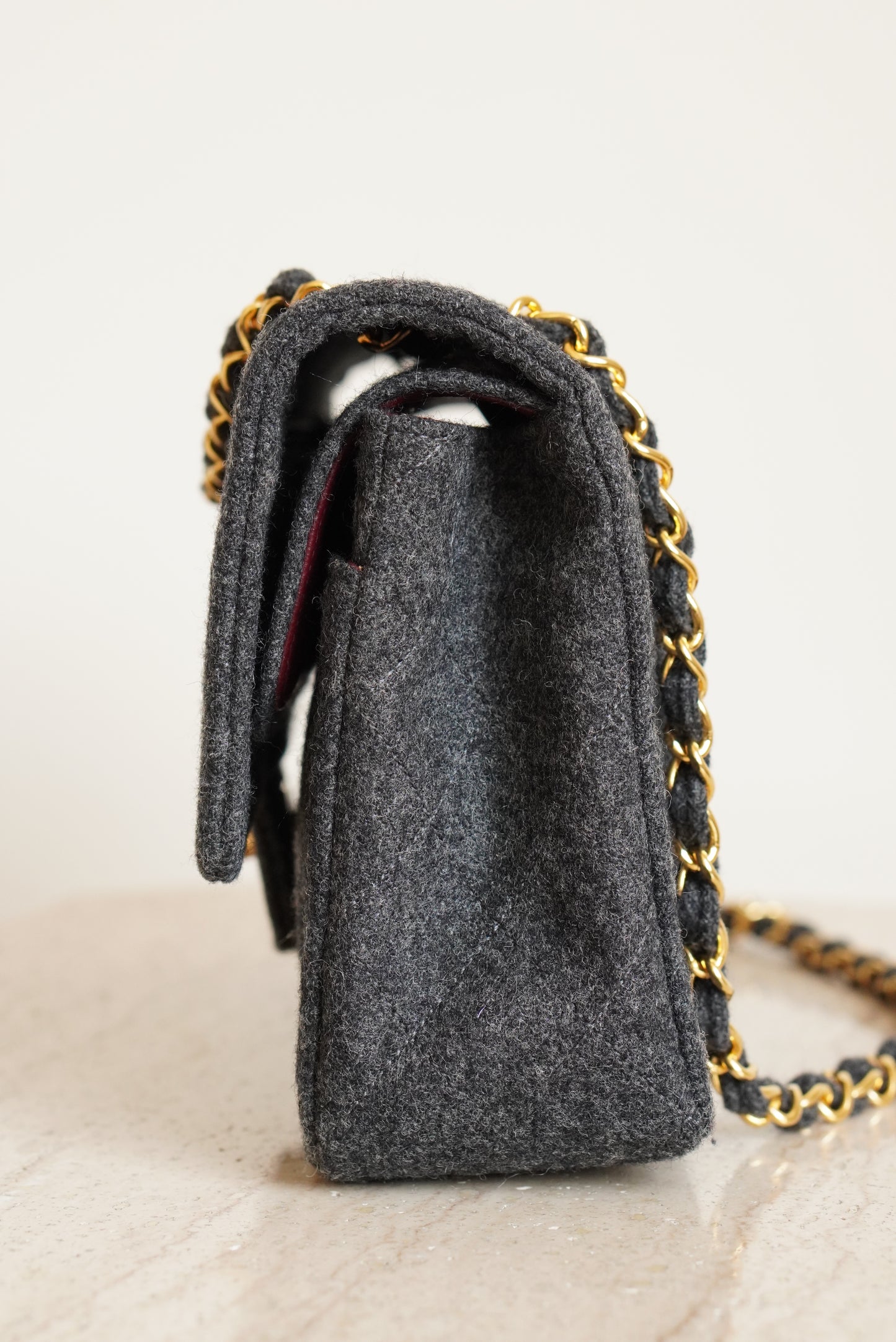 CHANEL CLASSIC MEDIUM DOUBLE FLAP | GREY