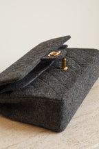 CHANEL CLASSIC MEDIUM DOUBLE FLAP | GREY