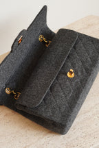 CHANEL CLASSIC MEDIUM DOUBLE FLAP | GREY