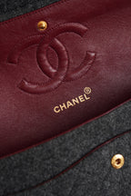 CHANEL CLASSIC MEDIUM DOUBLE FLAP | GREY