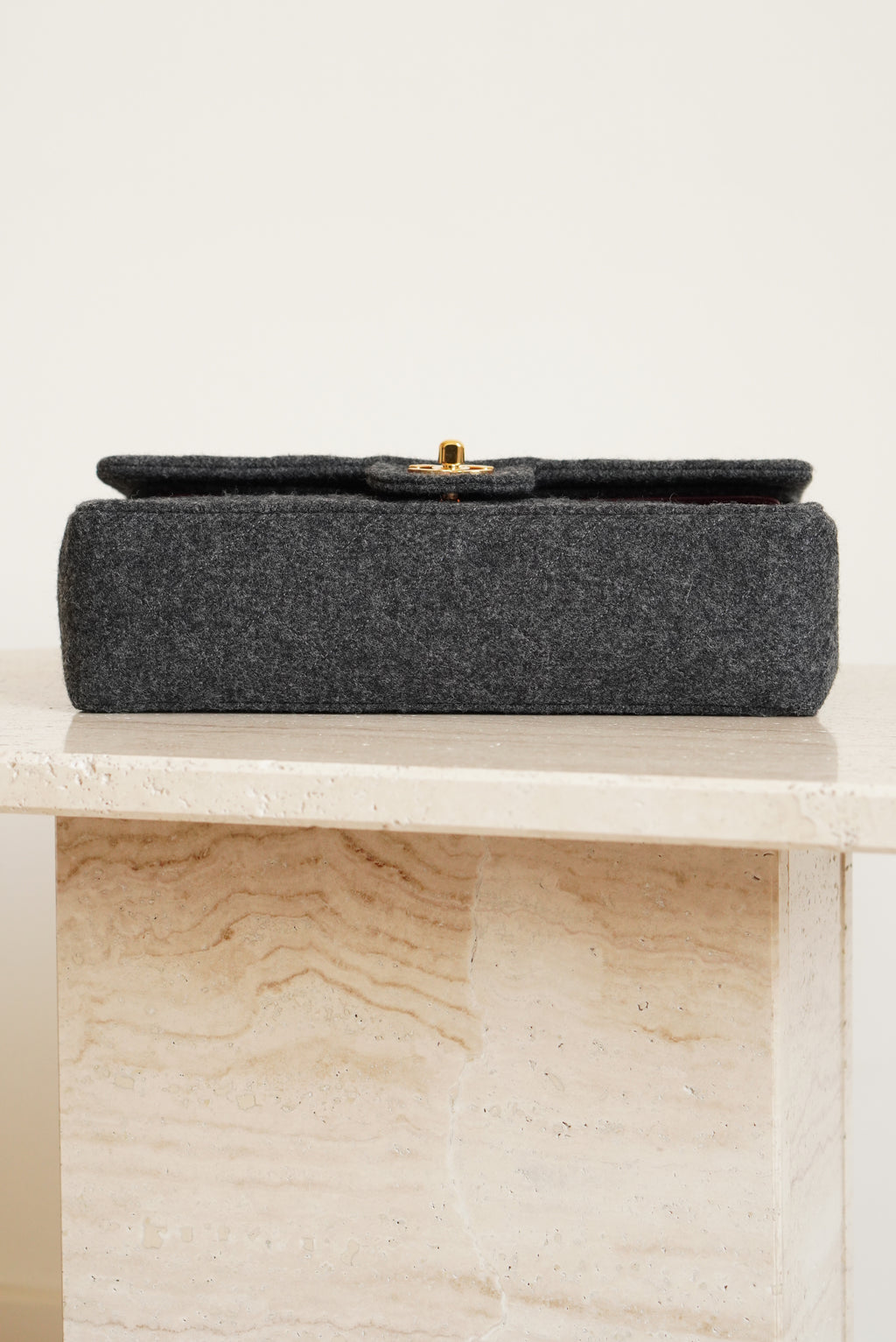 CHANEL CLASSIC MEDIUM DOUBLE FLAP | GREY