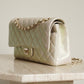 CHANEL CLASSIC MEDIUM DOUBLE FLAP | IRIDESCENT IVORY