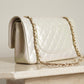 CHANEL CLASSIC MEDIUM DOUBLE FLAP | IRIDESCENT IVORY