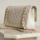 CHANEL CLASSIC MEDIUM DOUBLE FLAP | IRIDESCENT IVORY