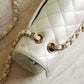 CHANEL CLASSIC MEDIUM DOUBLE FLAP | IRIDESCENT IVORY
