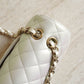 CHANEL CLASSIC MEDIUM DOUBLE FLAP | IRIDESCENT IVORY