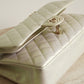 CHANEL CLASSIC MEDIUM DOUBLE FLAP | IRIDESCENT IVORY