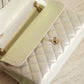 CHANEL CLASSIC MEDIUM DOUBLE FLAP | IRIDESCENT IVORY
