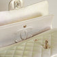 CHANEL CLASSIC MEDIUM DOUBLE FLAP | IRIDESCENT IVORY