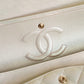 CHANEL CLASSIC MEDIUM DOUBLE FLAP | IRIDESCENT IVORY