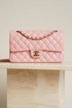 CHANEL CLASSIC MEDIUM DOUBLE FLAP | ROSE SAKURA
