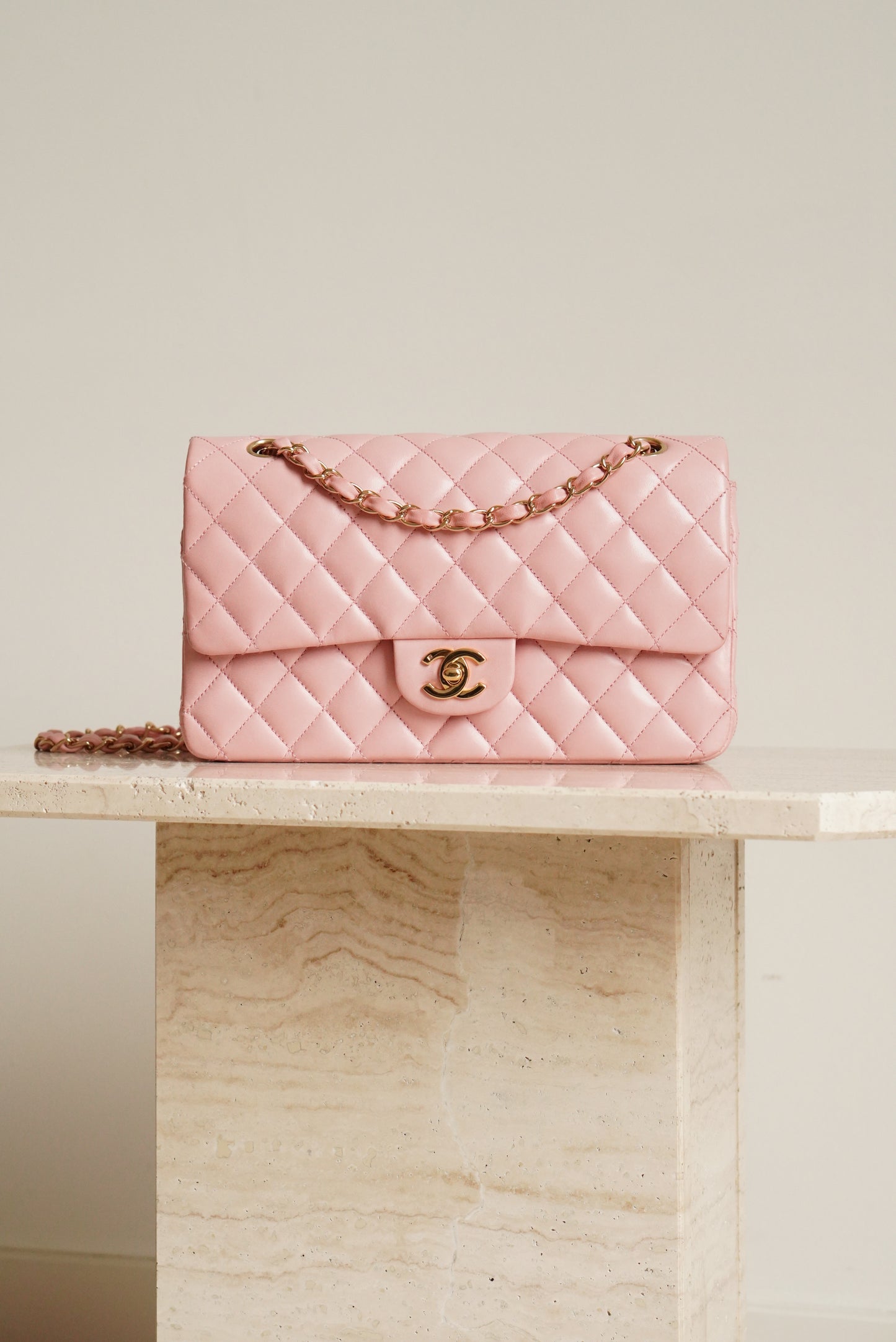 CHANEL CLASSIC MEDIUM DOUBLE FLAP | ROSE SAKURA