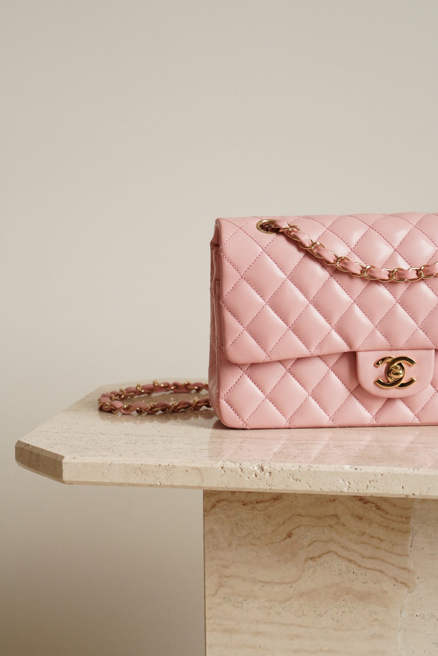 CHANEL CLASSIC MEDIUM DOUBLE FLAP | ROSE SAKURA