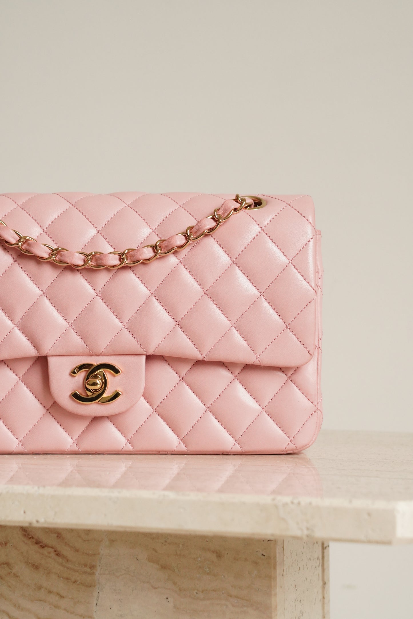 CHANEL CLASSIC MEDIUM DOUBLE FLAP | ROSE SAKURA