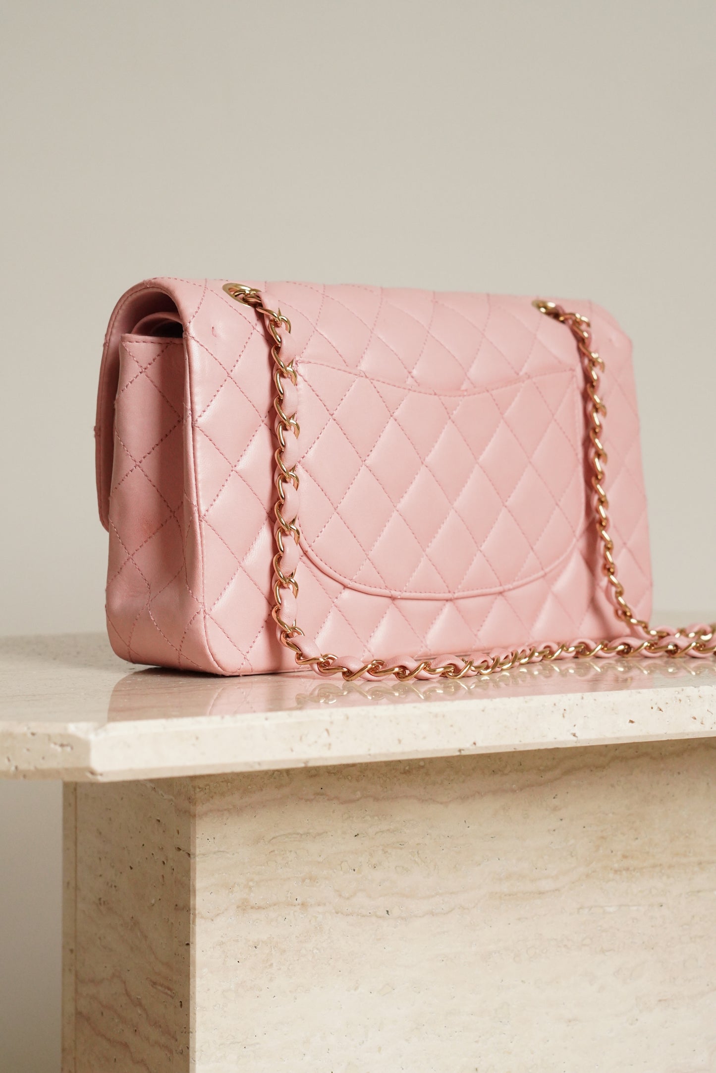 CHANEL CLASSIC MEDIUM DOUBLE FLAP | ROSE SAKURA