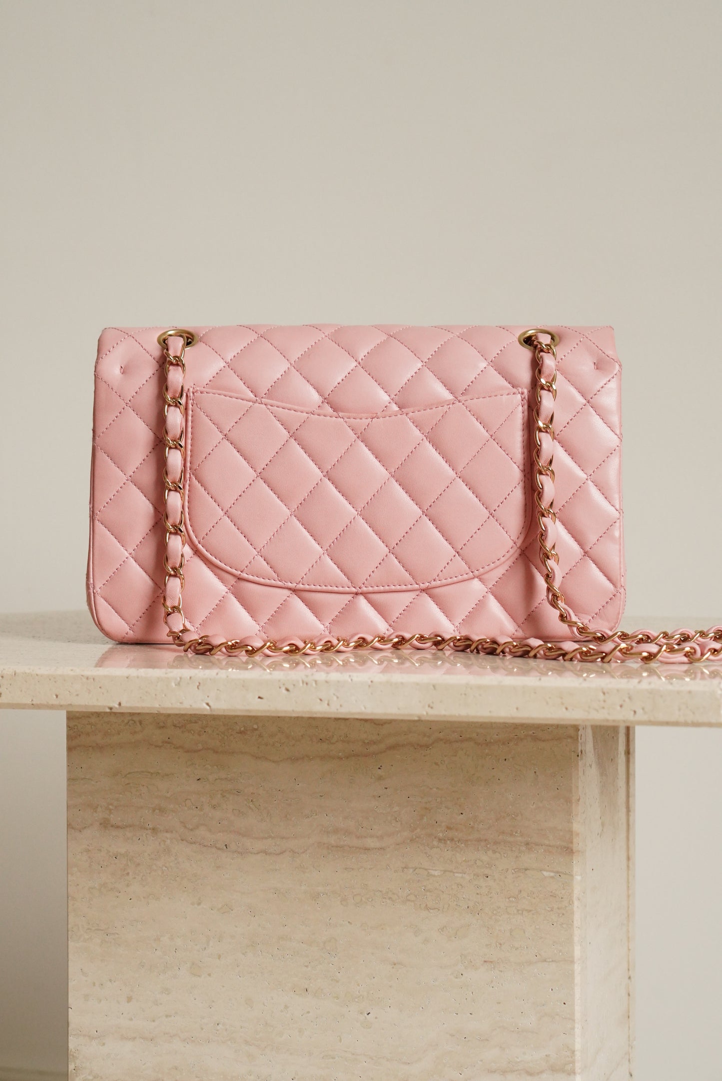 CHANEL CLASSIC MEDIUM DOUBLE FLAP | ROSE SAKURA