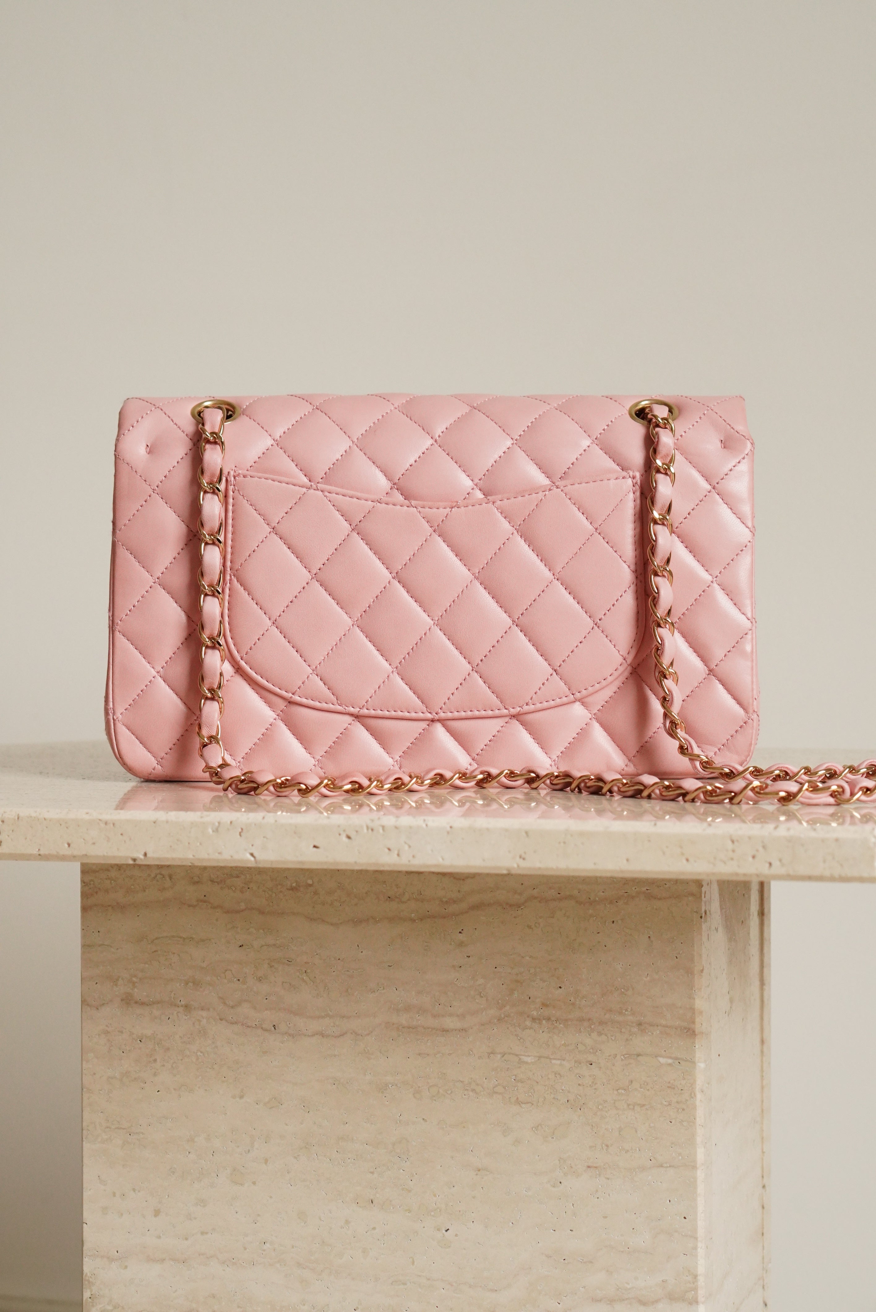 CHANEL CLASSIC MEDIUM DOUBLE FLAP | ROSE SAKURA