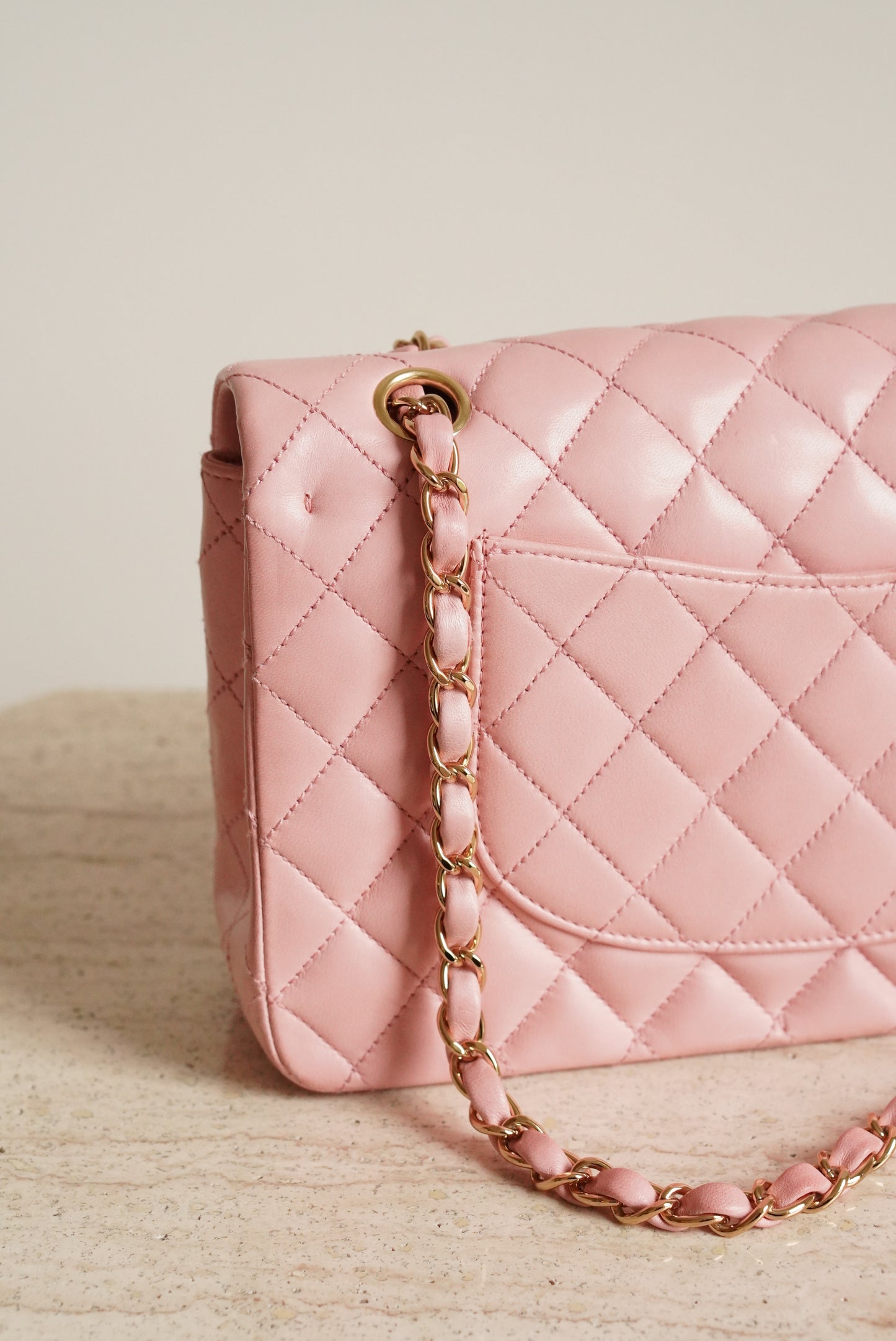 CHANEL CLASSIC MEDIUM DOUBLE FLAP | ROSE SAKURA