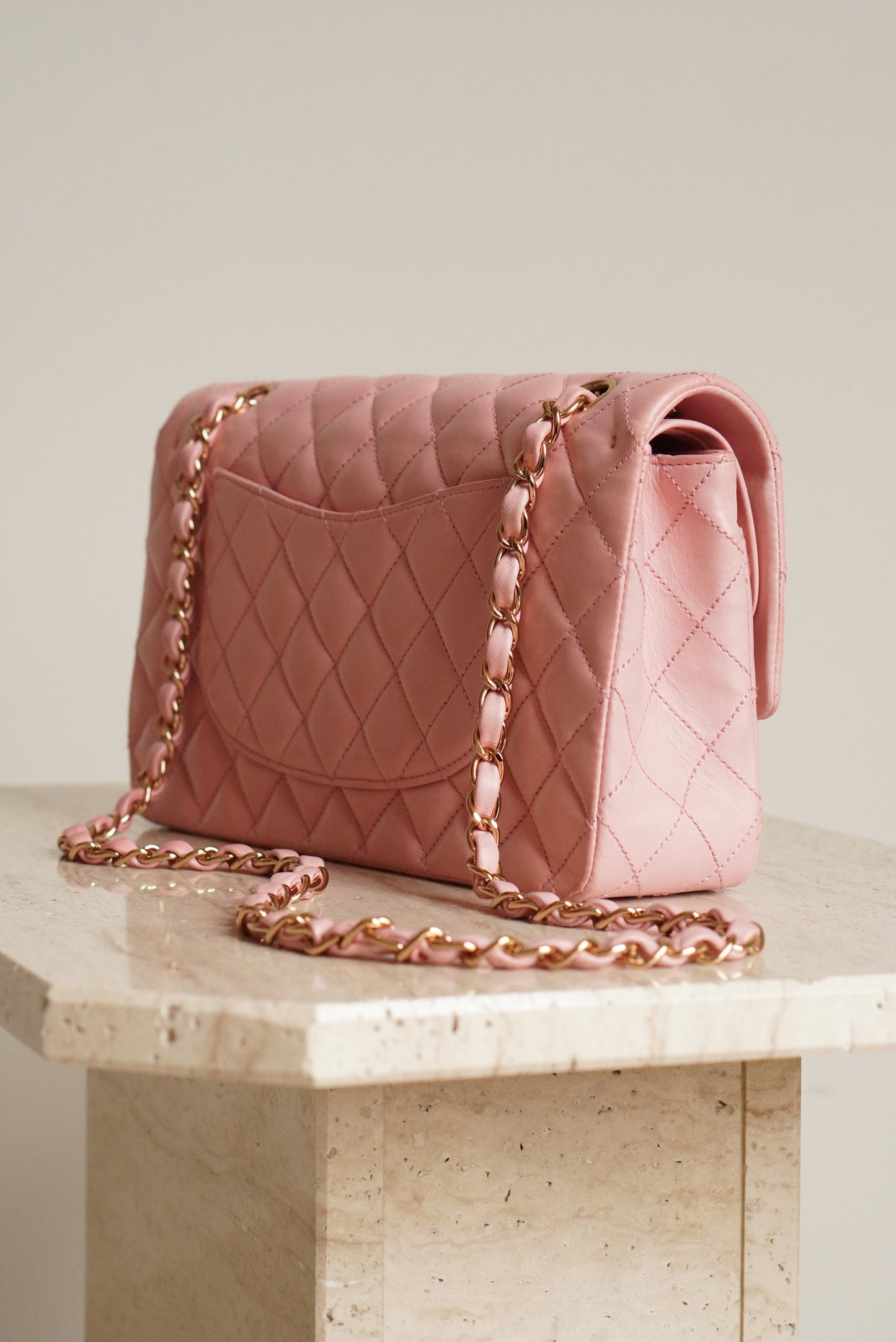 CHANEL CLASSIC MEDIUM DOUBLE FLAP | ROSE SAKURA
