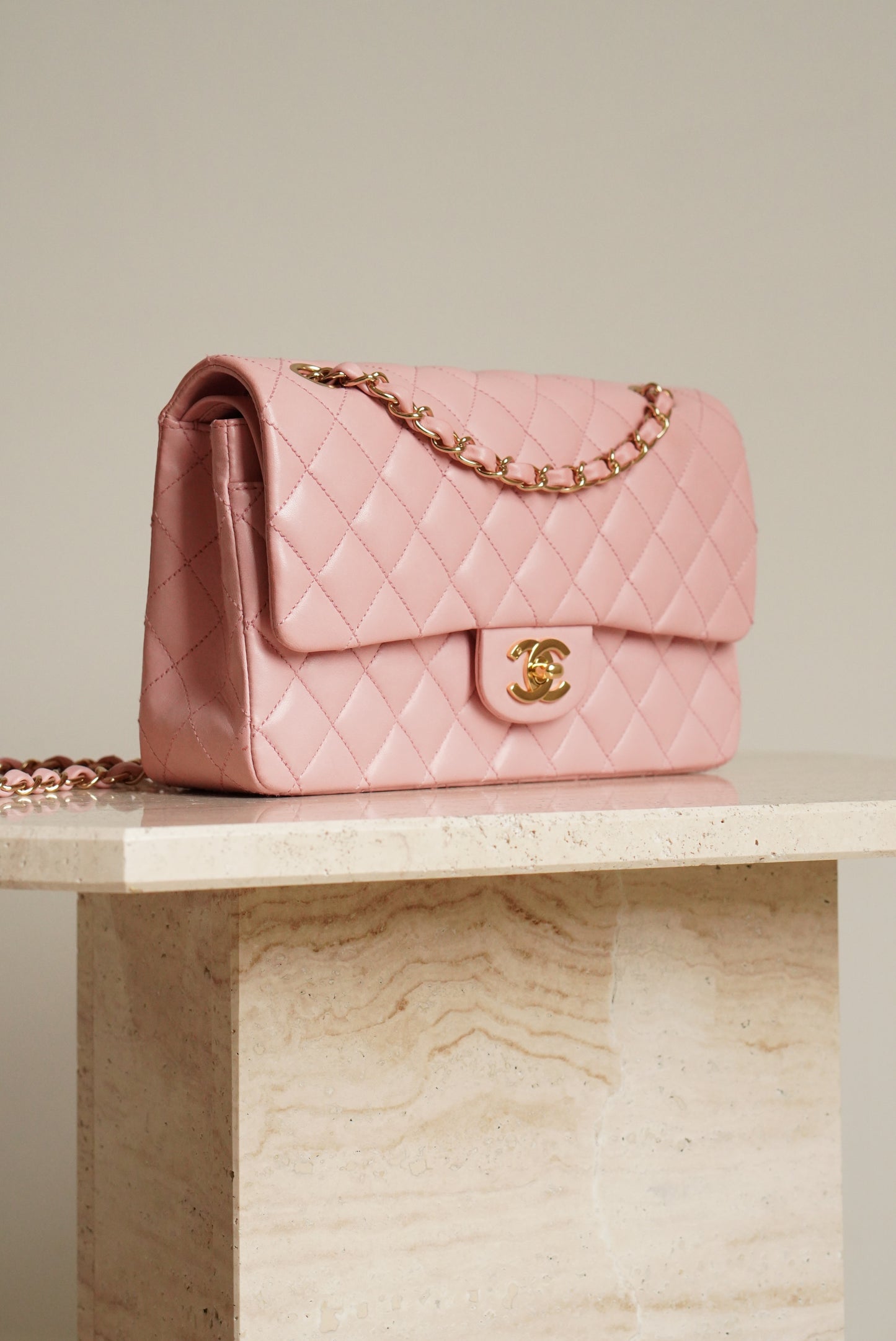 CHANEL CLASSIC MEDIUM DOUBLE FLAP | ROSE SAKURA