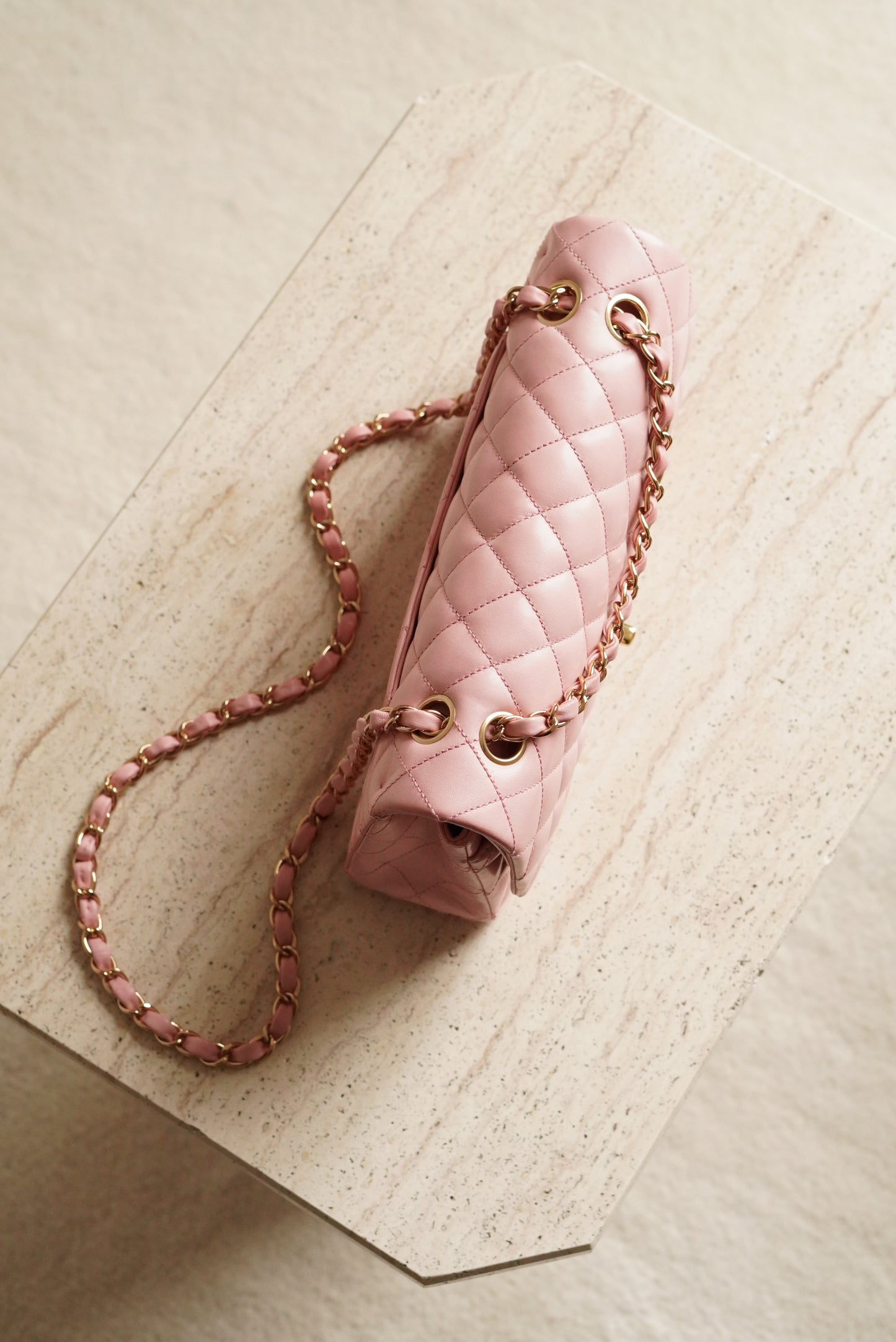 CHANEL CLASSIC MEDIUM DOUBLE FLAP | ROSE SAKURA