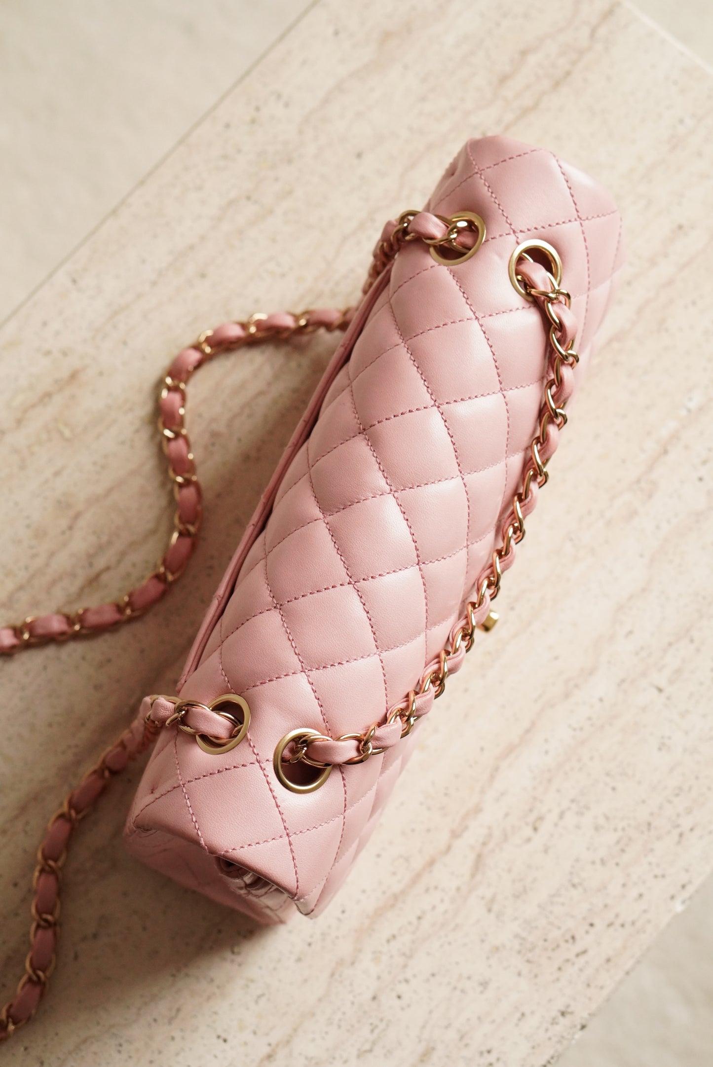 CHANEL CLASSIC MEDIUM DOUBLE FLAP | ROSE SAKURA