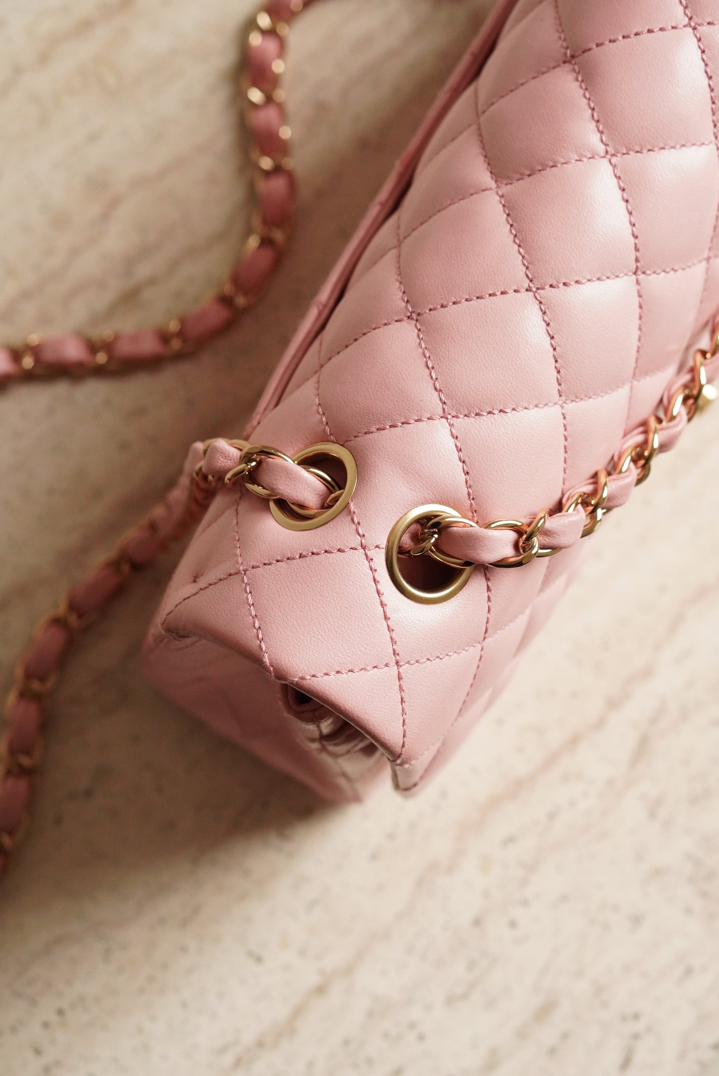 CHANEL CLASSIC MEDIUM DOUBLE FLAP | ROSE SAKURA